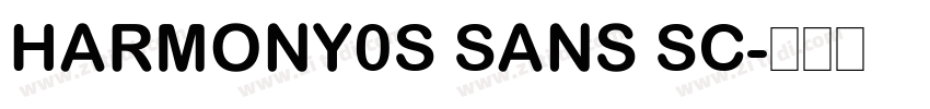 Harmony0S Sans SC字体转换